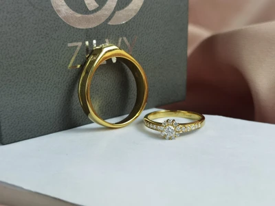 แหวนเพชร Harlow Halo