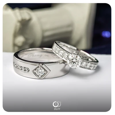 แหวนเพชร Louisa Duo