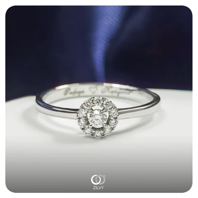 แหวนเพชร Maison Halo