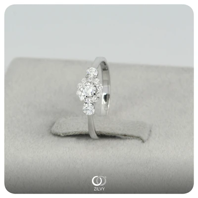 แหวนเพชร Marcelle Halo