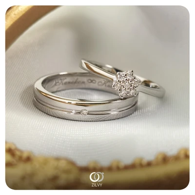 แหวนเพชร Mila Cluster