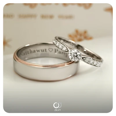 แหวนเพชร Venetia Duo
