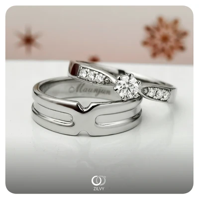 แหวนเพชร Dove Duo