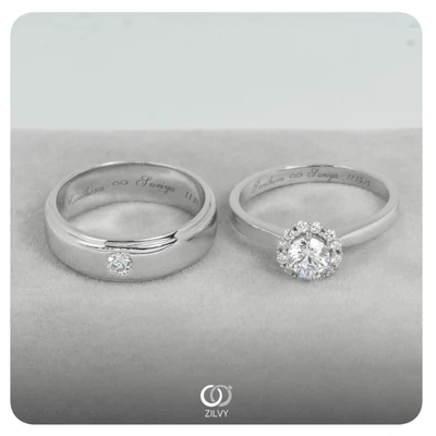 แหวนเพชร Celeste Duo