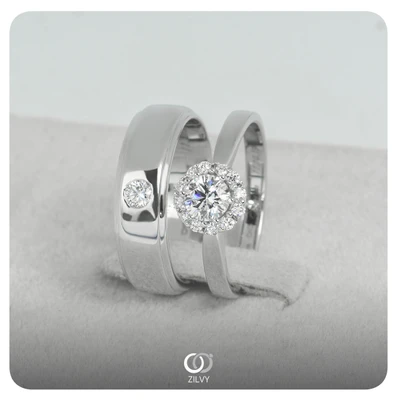 แหวนเพชร Celeste Duo