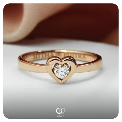 แหวนเพชร Lilac Solitaire