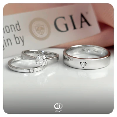 แหวนเพชร Pearl Solitaire