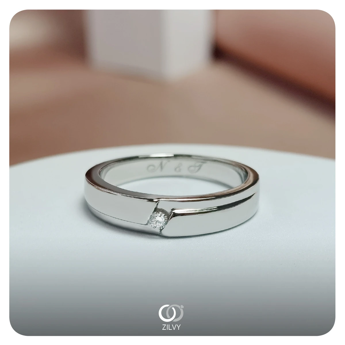 Brielle Solitaire — Real piece