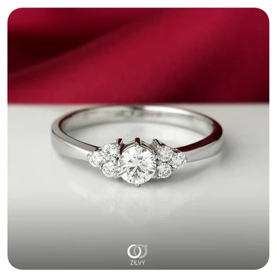 แหวนเพชร Elodie Duo