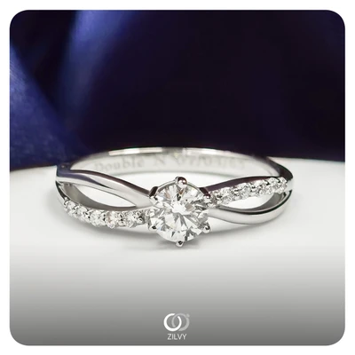 แหวนเพชร Marcelle Duo