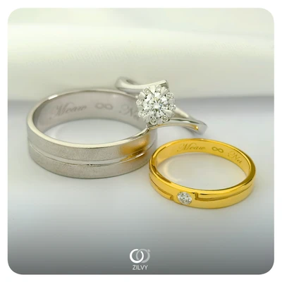 แหวนเพชร Rosette Bezel