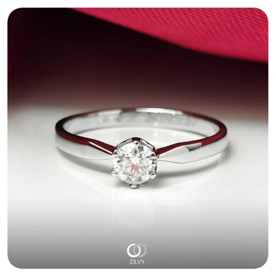 แหวนเพชร Sylvie Solitaire