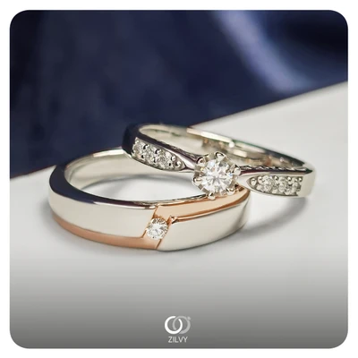 แหวนเพชร Leonora Duo