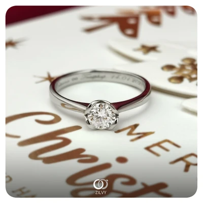 แหวนเพชร Selene Solitaire