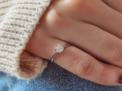 แหวนเพชร Selene Solitaire