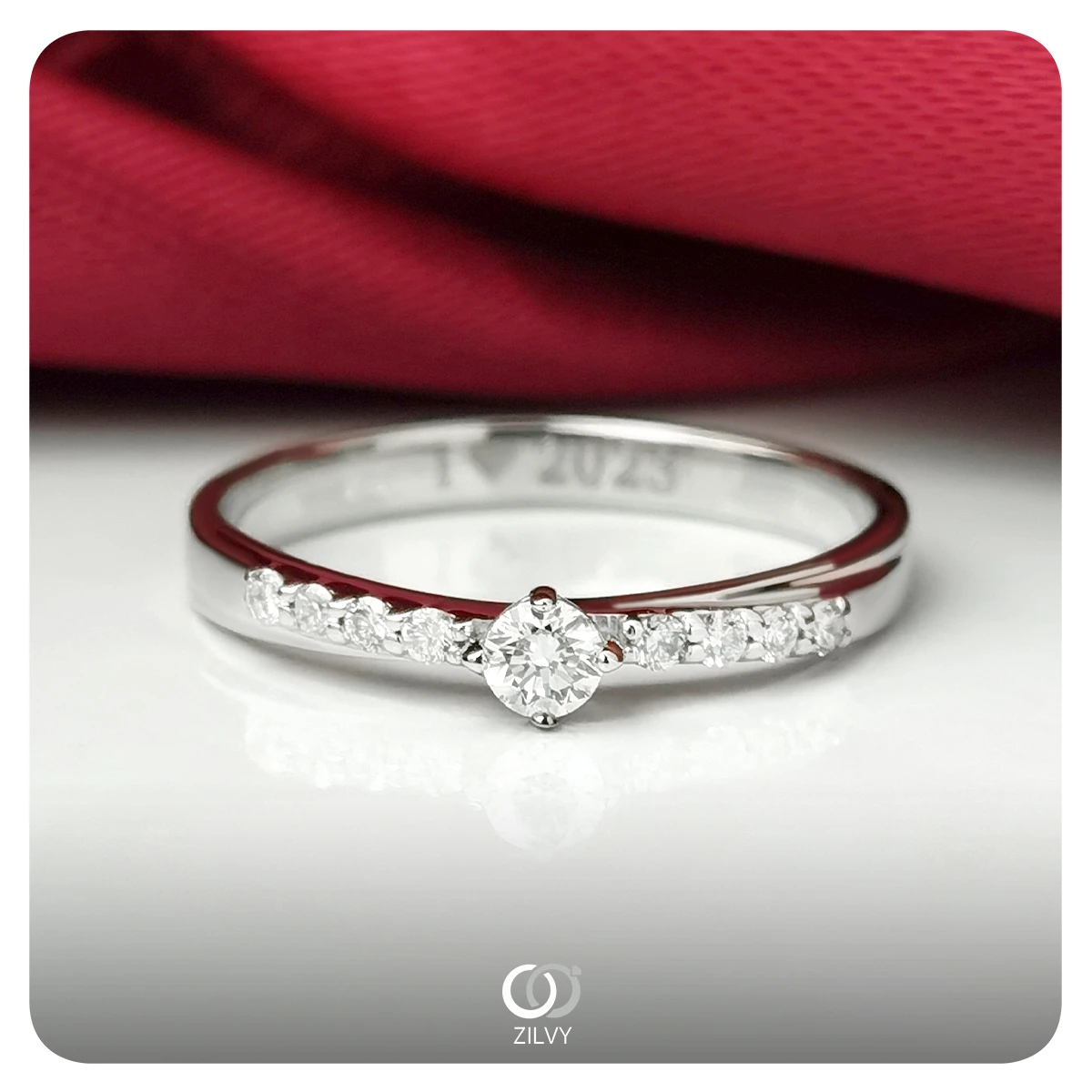 แหวนเพชร Adeline Duo