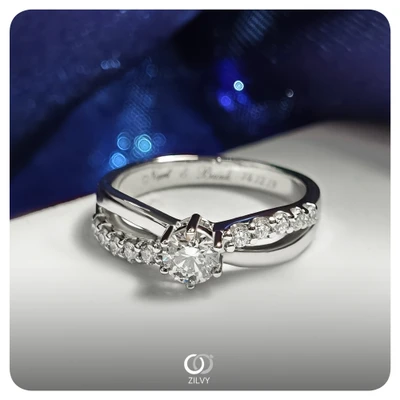 แหวนเพชร Aria Twist