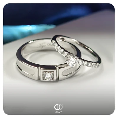 แหวนเพชร Celine Duo