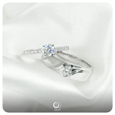 แหวนเพชร Dahlia Pavé