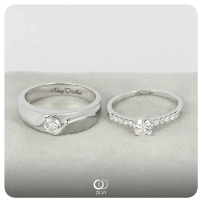 แหวนเพชร Dahlia Pavé