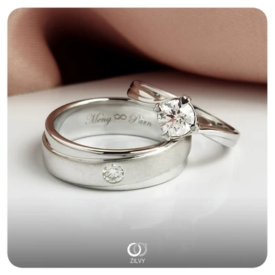 แหวนเพชร Elara Twist