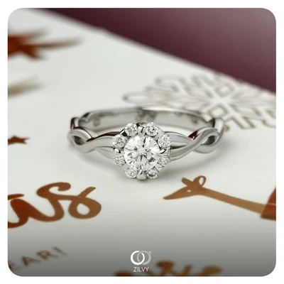 แหวนเพชร Iris Halo