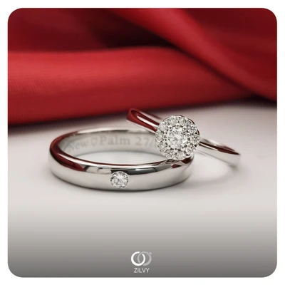 แหวนเพชร Isolde Cluster