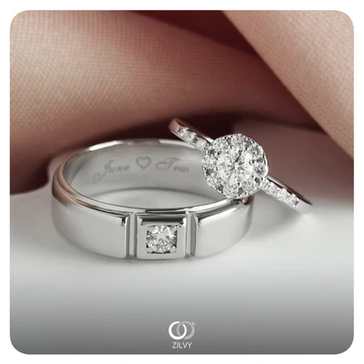 แหวนเพชร Juliette Halo