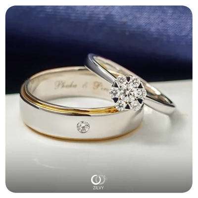 แหวนเพชร Liana Cluster