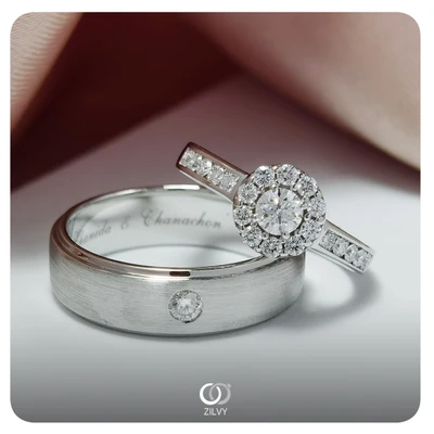 แหวนเพชร Mirabelle Halo