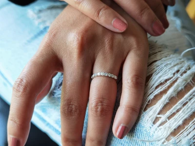 แหวนเพชร Lavande Eternity