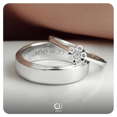 แหวนเพชร Sylvie Cluster