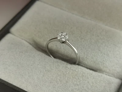 แหวนเพชร Sylvie Cluster