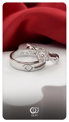 แหวนเพชร Nadia Cluster