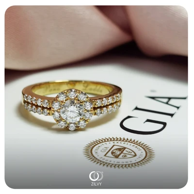 แหวนเพชร Belle Halo