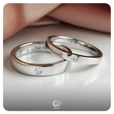 แหวนเพชร Magnolia Bezel