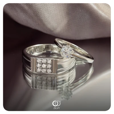 แหวนเพชร Nadine Halo