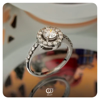 แหวนเพชร Adora Halo