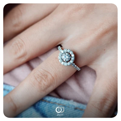 แหวนเพชร Adora Halo