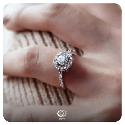 แหวนเพชร Adora Halo