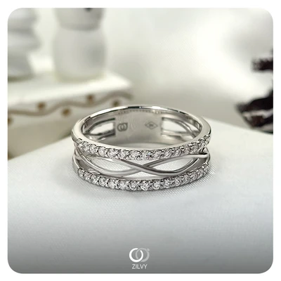 แหวนเพชร Calla Twist