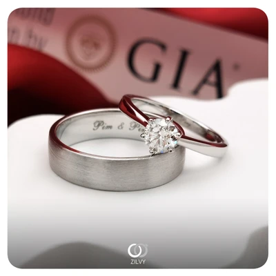 แหวนเพชร Saskia Solitaire