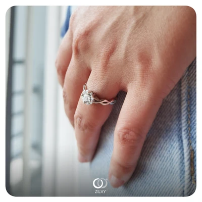 แหวนเพชร Dove Halo