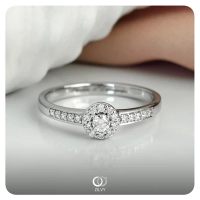 แหวนเพชร Tatiana Halo