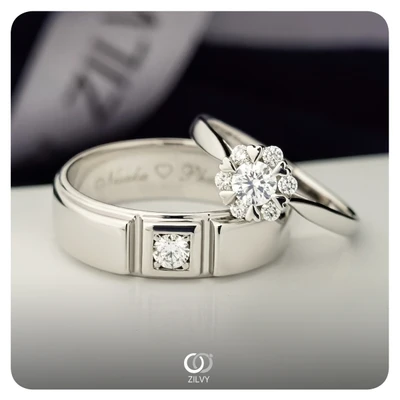 แหวนเพชร Elia Halo