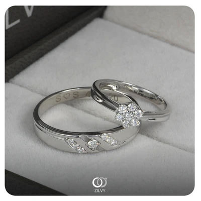 แหวนเพชร Nadine Trinity