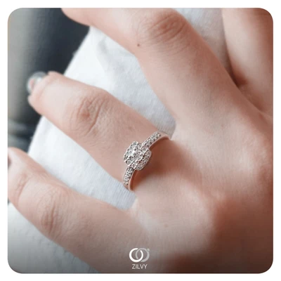 แหวนเพชร Nadia Halo