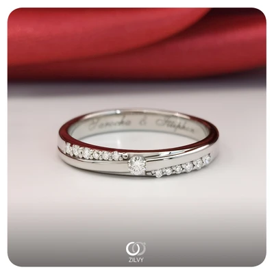 แหวนเพชร Stella Split