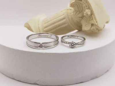 แหวนเพชร Amelina Duo