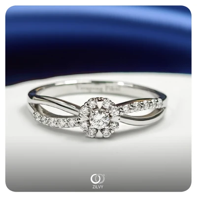 แหวนเพชร Margaux Halo